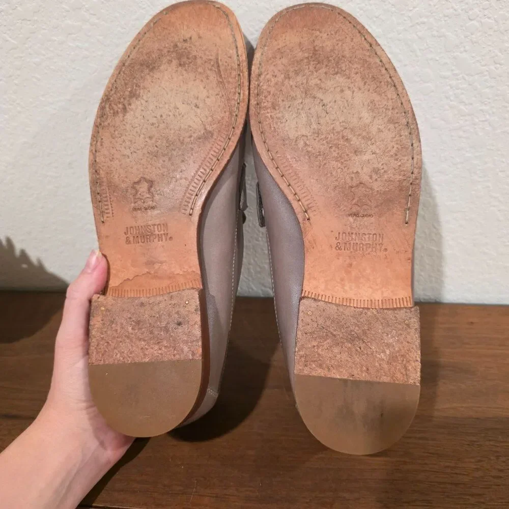 Johnston & Murphy Sheepskin Penny Loafers Sz 13